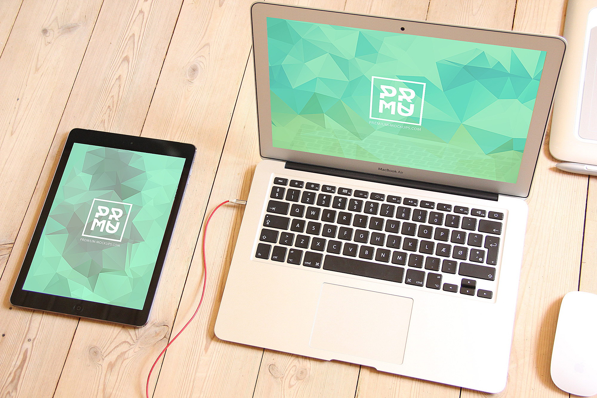 Download Free MacBook Mockup. iPad PSD Mockup | Mockup World HQ