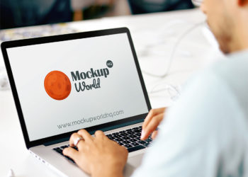 Free MacBook Mockup PSD