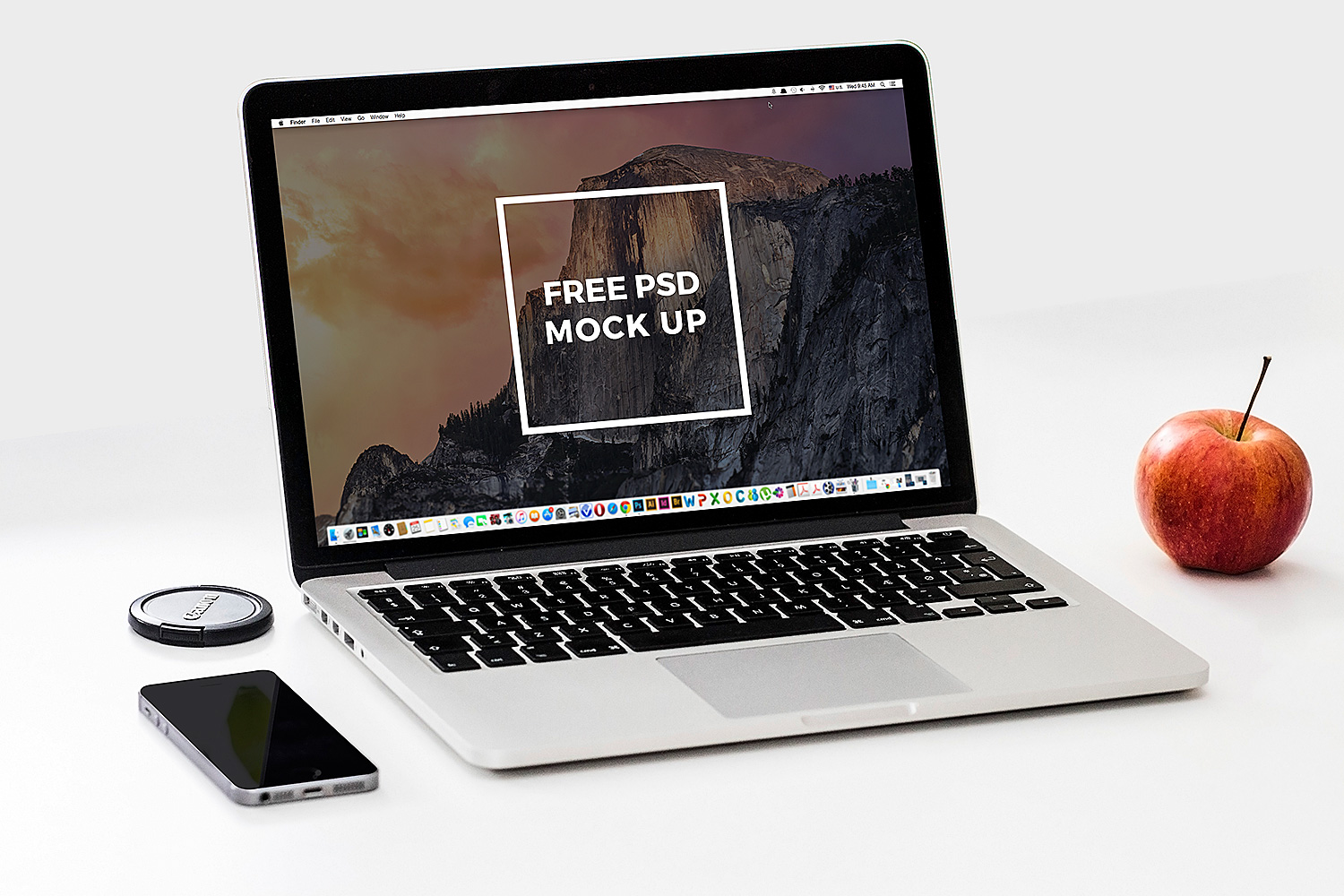 MacBook Pro Free Mockup (2 PSD files) | Mockup World HQ