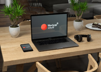 MacBook Pro Mockup Free PSD