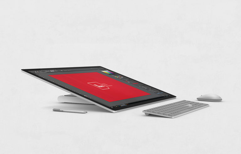 Download Microsoft Surface Studio Free Mockups | Mockup World HQ