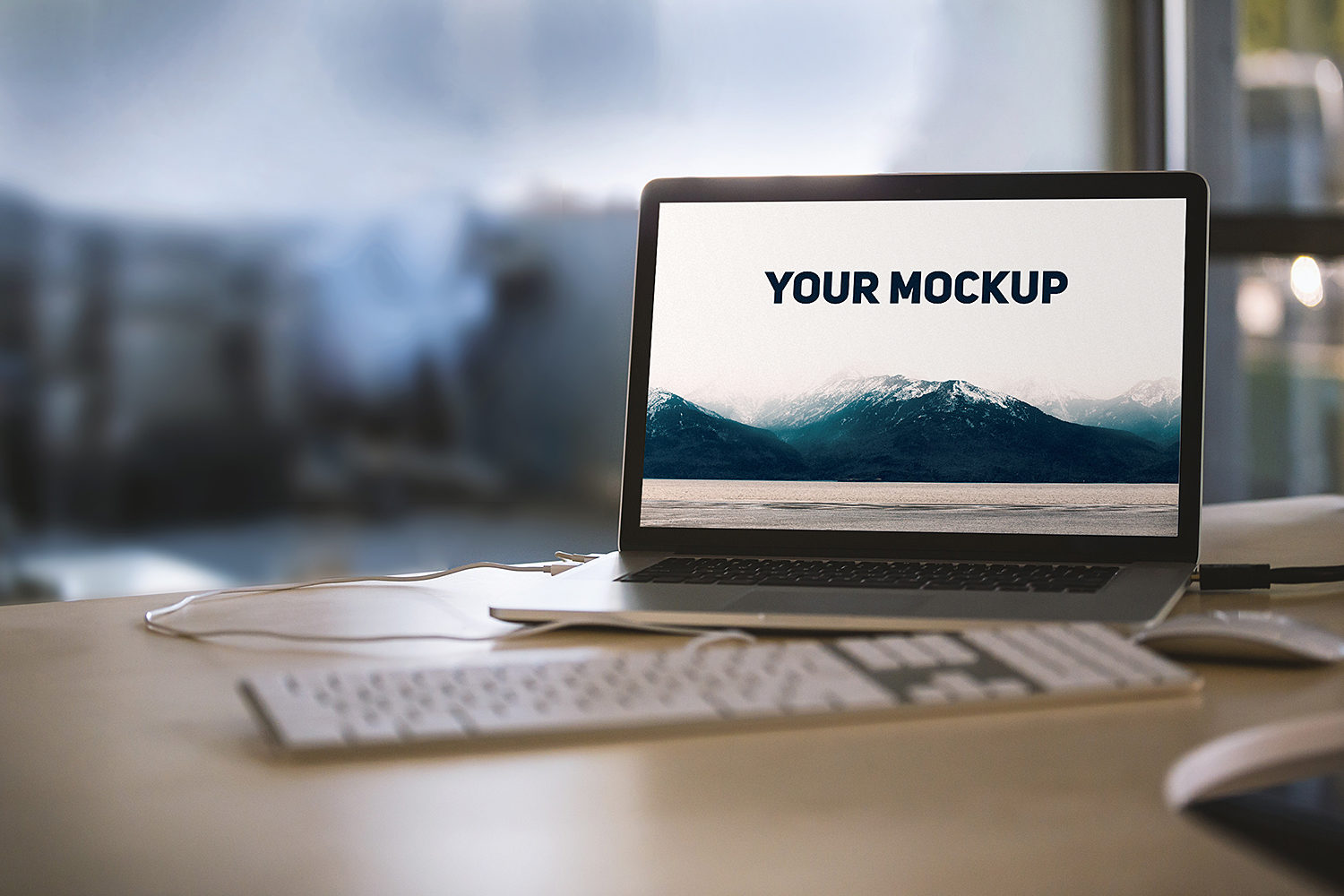 Download Realistic MacBook Mockup PSD | Mockup World HQ