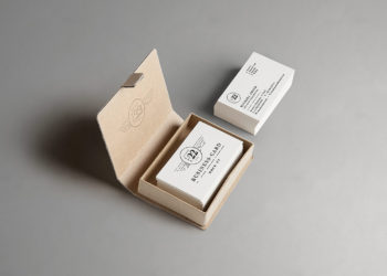 Business Card Mock-Up Free PSD
