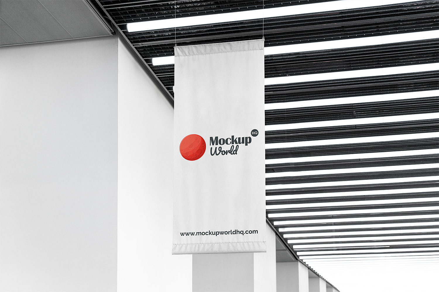 Download Flag Mockup Free | Mockup World HQ