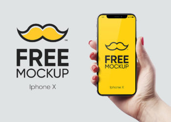 iPhone X Free Mockup PSD