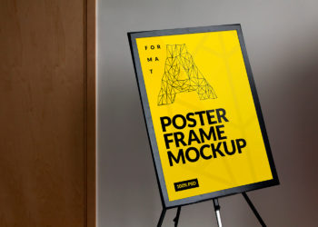 Poster Presentation Board Mockup Free PSD