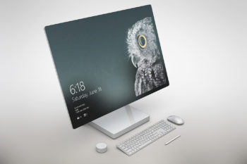 Surface Studio Mockup Free PSD