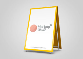 Advertising Sandwich Board Mockup