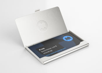 Business Card Holder Mockup