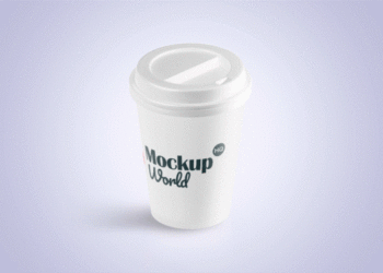 Coffee Cup Animated Mockup PSD