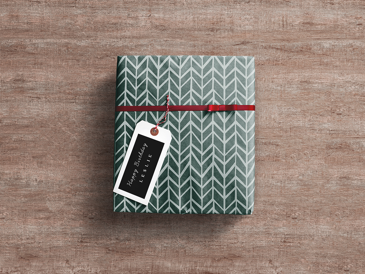 Download Gift Wrap Box Packaging Free Mockup | Mockup World HQ