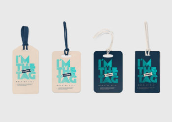 Luggage Tag Mockups