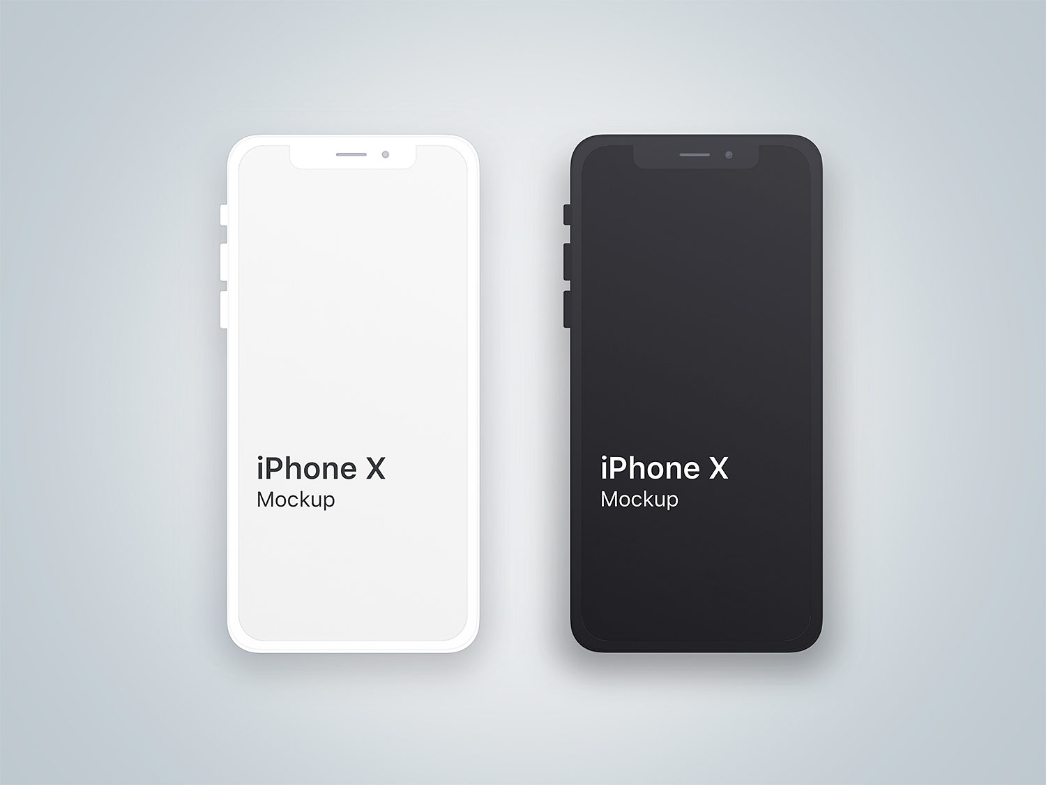 iPhone X Clean Mockup for Sketch