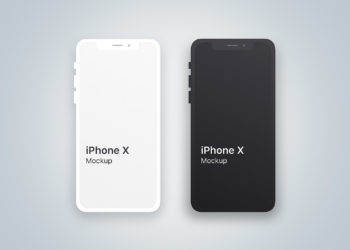 iPhone X Clean Mockup for Sketch