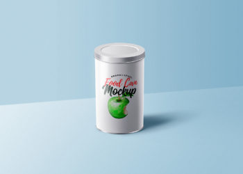 Can Tin Mockup Free