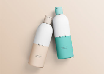 Cosmetic Bottles Mockup Free