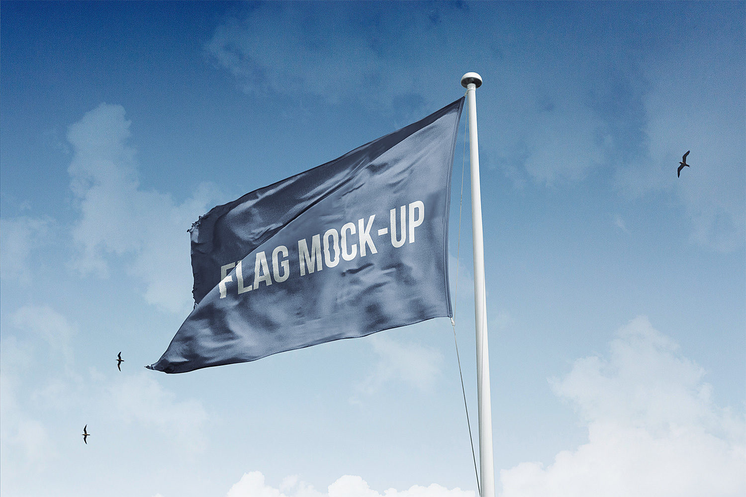 Mockup Flag Free PSD