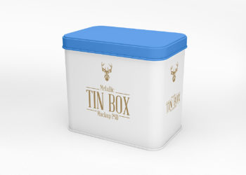 Mockup Tin Box Free