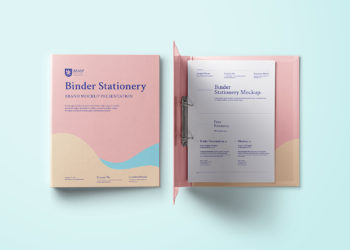 Ring Binder Folder Mockup Free