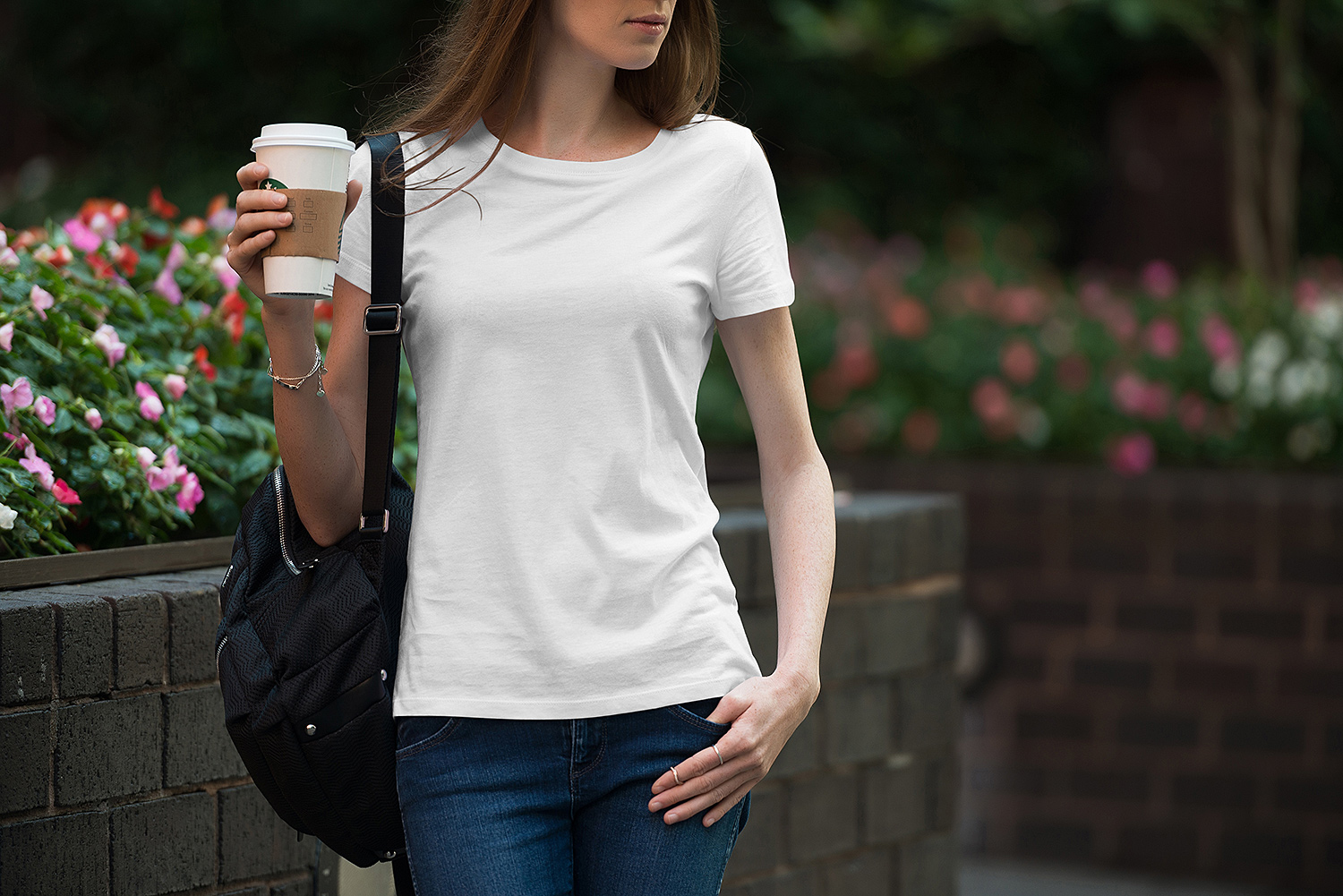 Download Male & Female T-Shirt Free Mockup Set | Mockup World HQ