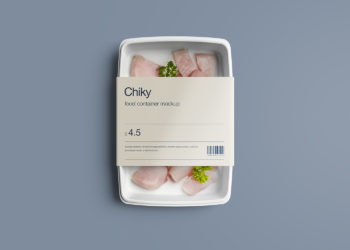 Disposable Food Container Mockup