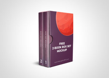 6x9 2-Book Box Set Mockup Template