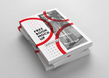 Free Hardcover Book Mockup