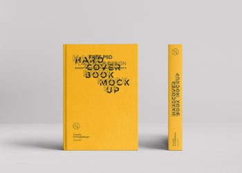 Hardcover Book Free Mockup