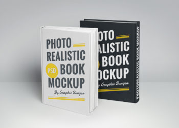 Hardcover Book Mockup Free PSD