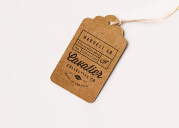 Label Tag Mockup Free Download