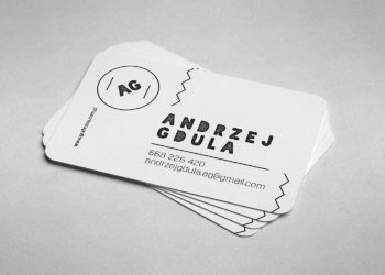 Rounded Business Cards Free Mockup