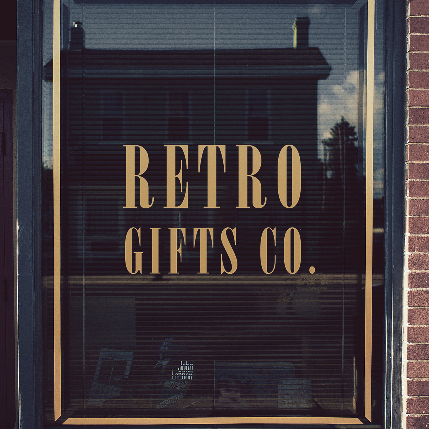 Window Signage Free Mockup | Mockup World HQ