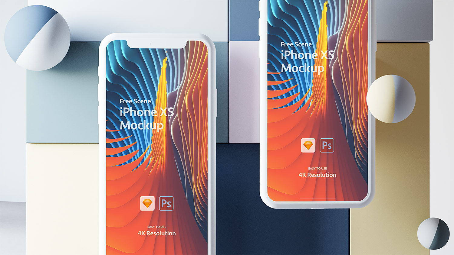 iPhone Xs PSD | Sketch Mockup