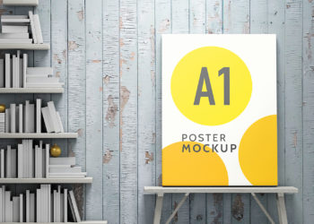 A1 Poster Mock-Up Free PSD