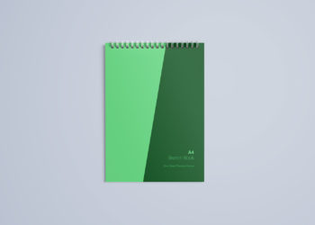 A4 Notebook Free Mockup