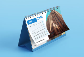 Desk Calendar Free Mockup