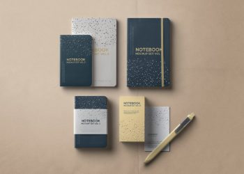 Free Notebook Mockup Set