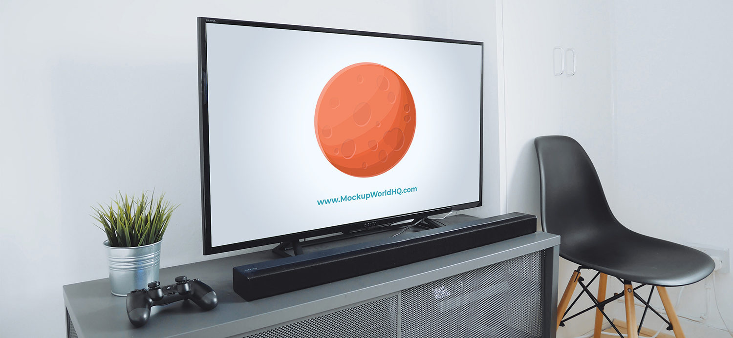 Free TV Mockup PSD