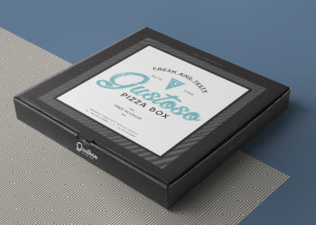 Free Takeaway Pizza Box Mockup