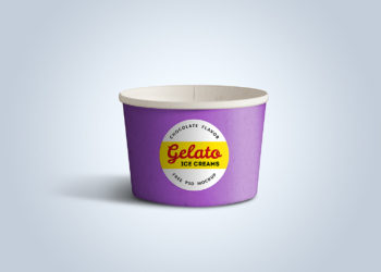 Ice Cream Cups Free Mockup