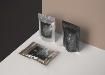 Metal Foil Packaging Free Mockup