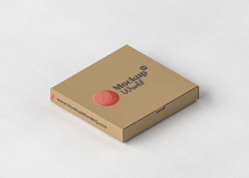 Pizza Box Packaging Mockup