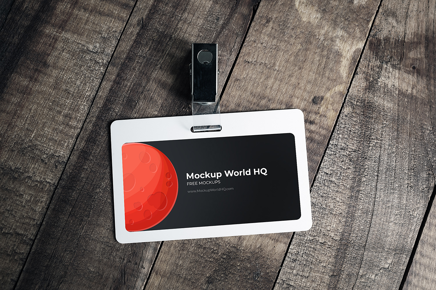 Plastic ID Card Free Mockup