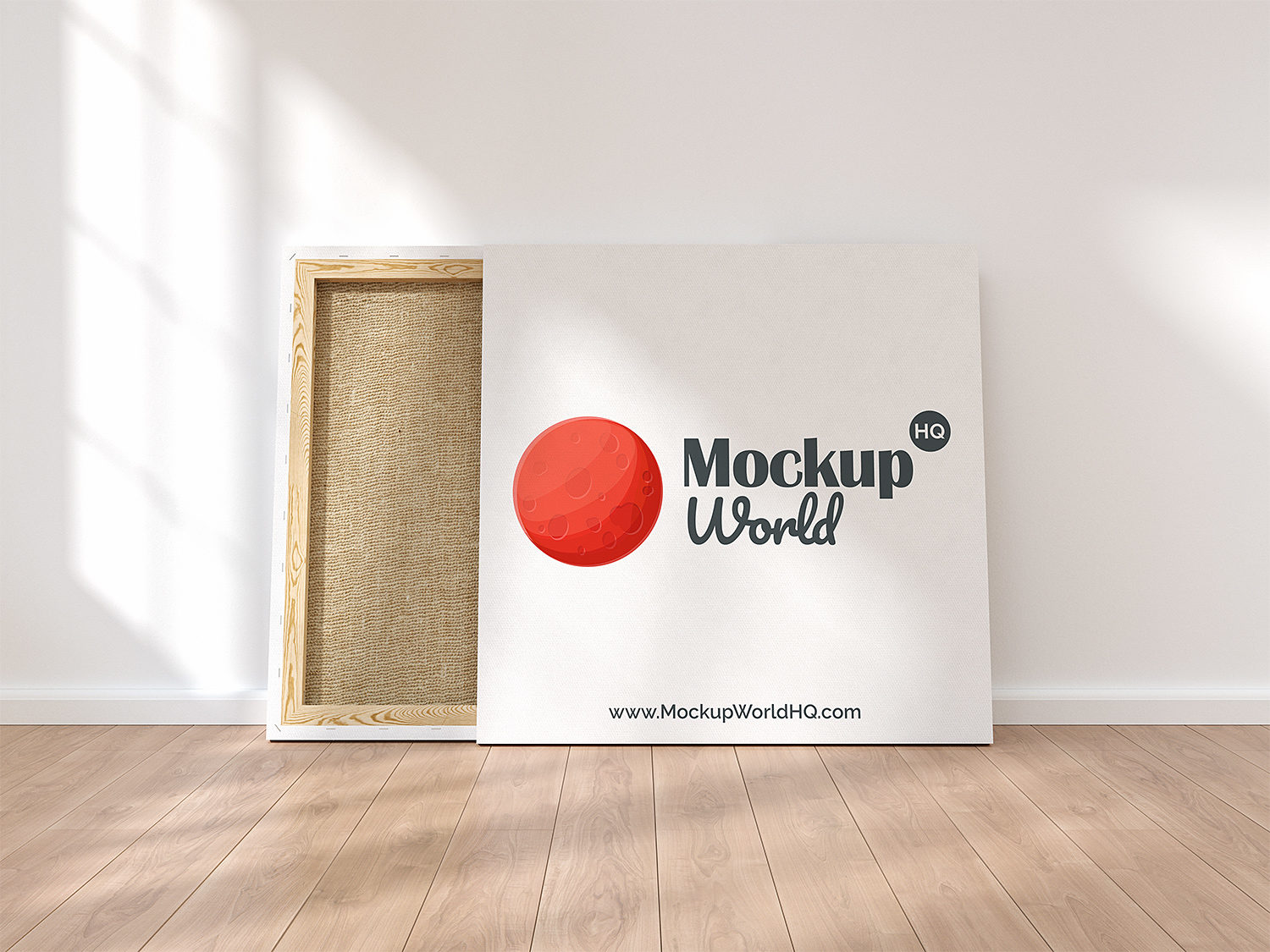 Square Canvas for Oil Painting Free Mockup