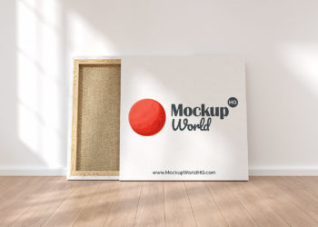 Square Canvas for Oil Painting Free Mockup