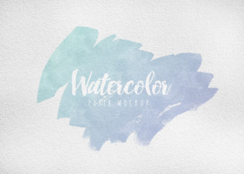 Watercolor Paper Free Mockup