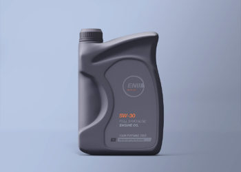 Engine Oil Bottle Mockup