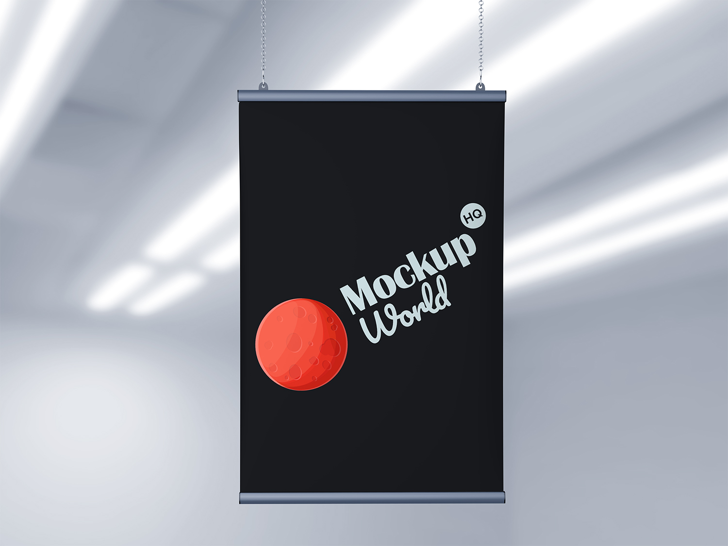 Download Free Advertising Banner Poster Mockup Mockup World Hq PSD Mockup Templates