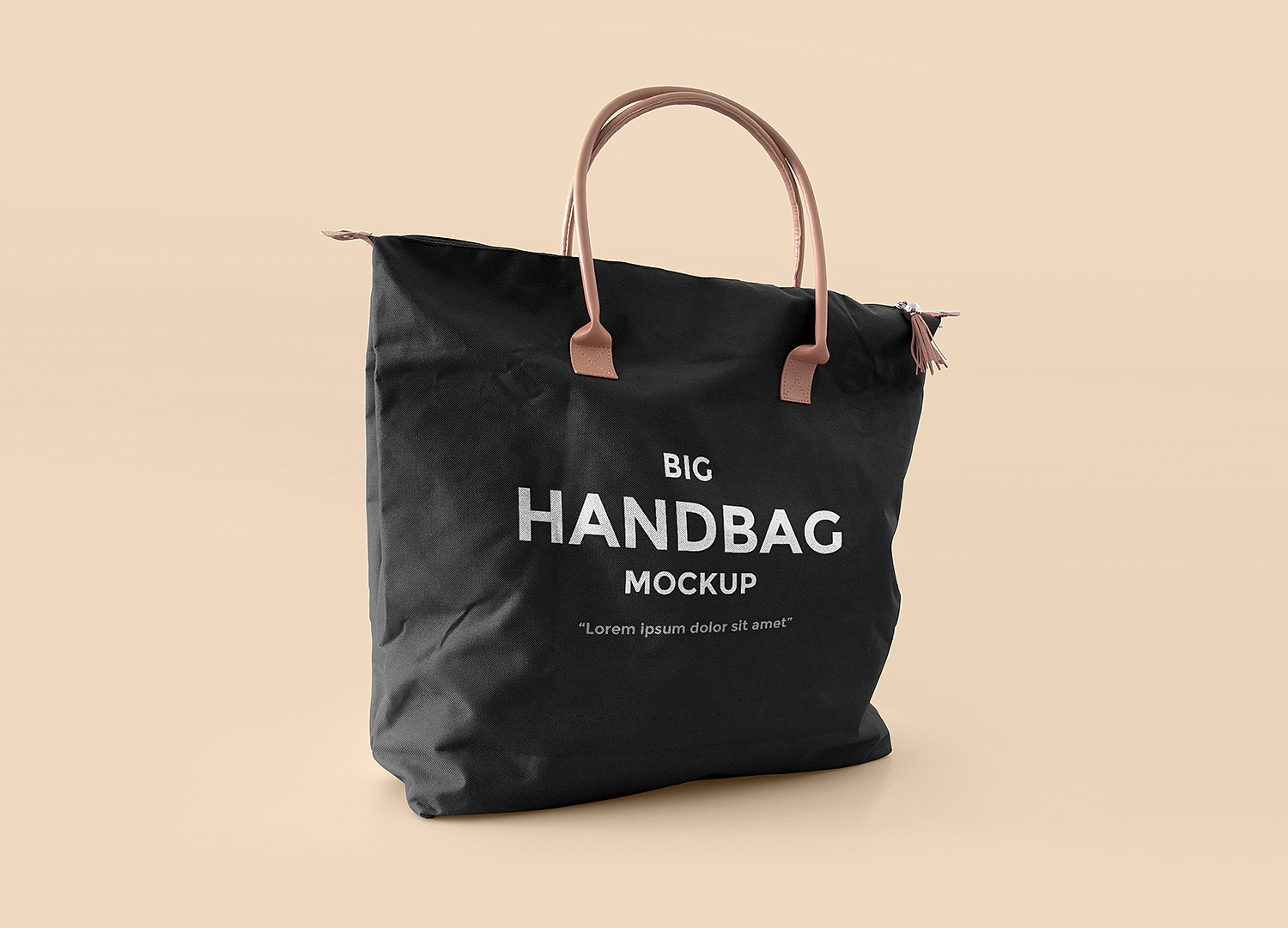 Free Big Handbag Mockup