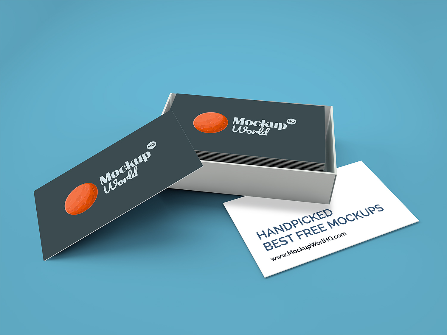 Free Business Card Branding Mockup